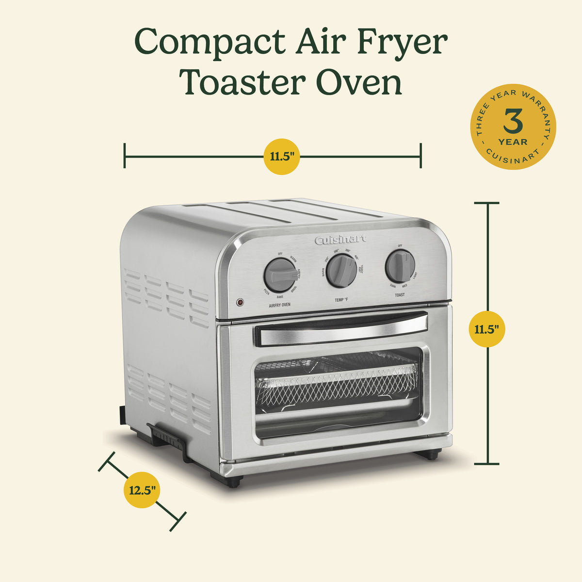 Compact Air Fryer Toaster Oven (TOA-26) | Cuisinart Appliances