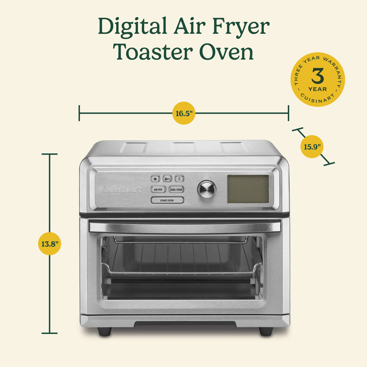 Digital Air Fryer Toaster Oven | Cuisinart Appliances
