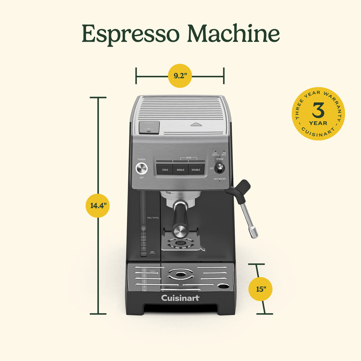 Espresso Bar™ Espresso Machine (EM-320) Cuisinart | Cuisinart Appliances