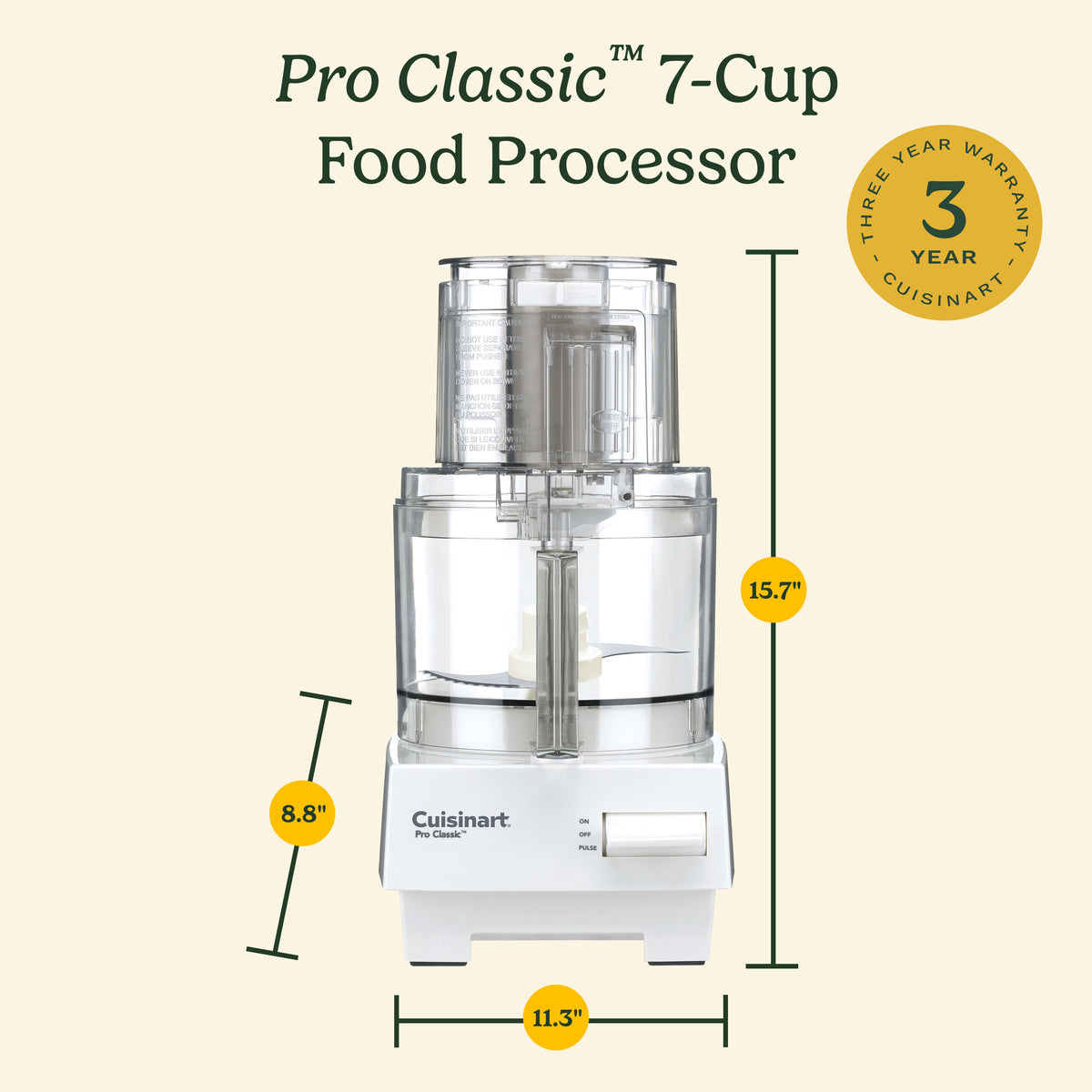 7-Cup Food Processor, Pro Classic | Cuisinart Appliances