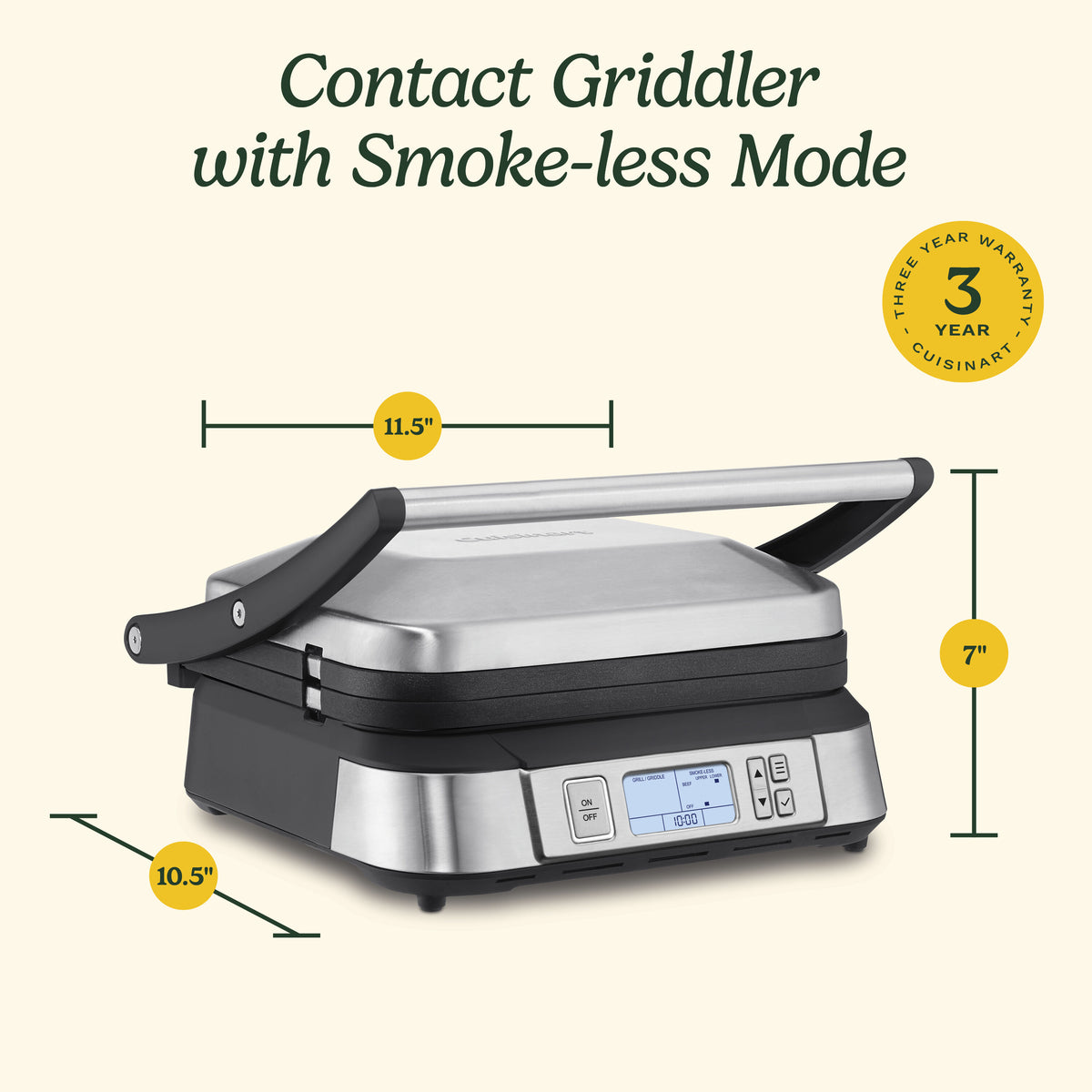 Griddler® with Smoke-Less Mode | Cuisinart Appliances