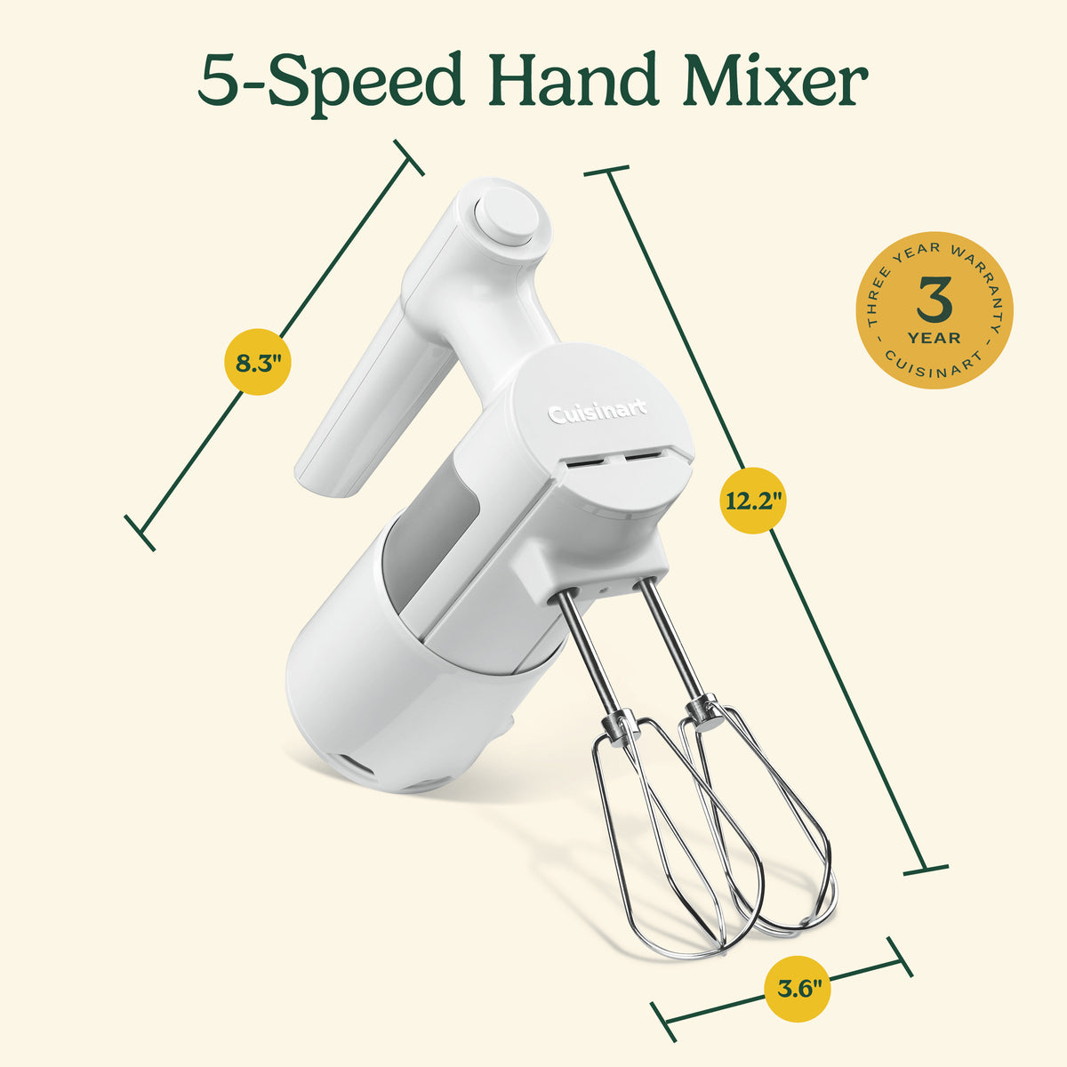 5 Speed Hand Mixer | Cuisinart Appliances