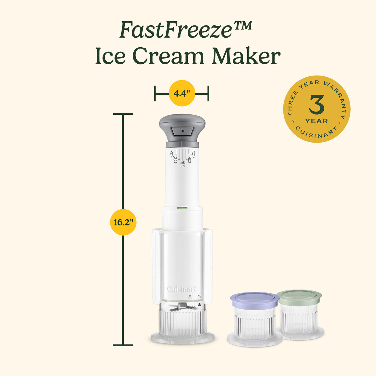 FastFreeze™ Ice Cream Maker | Cuisinart Appliances