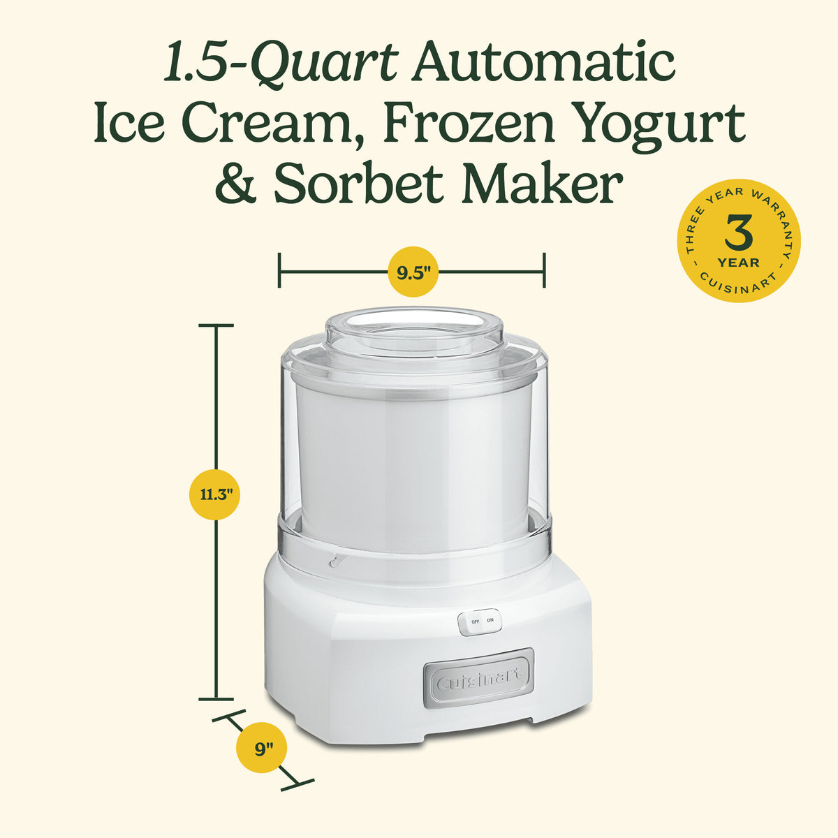 Frozen Yogurt - Ice Cream & Sorbet Maker | Cuisinart Appliances