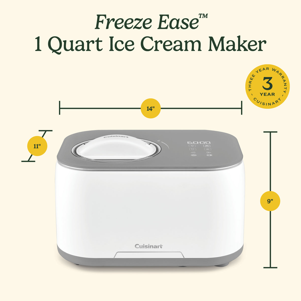 Freeze Ease 1qt Ice Cream Maker | Cuisinart Appliances