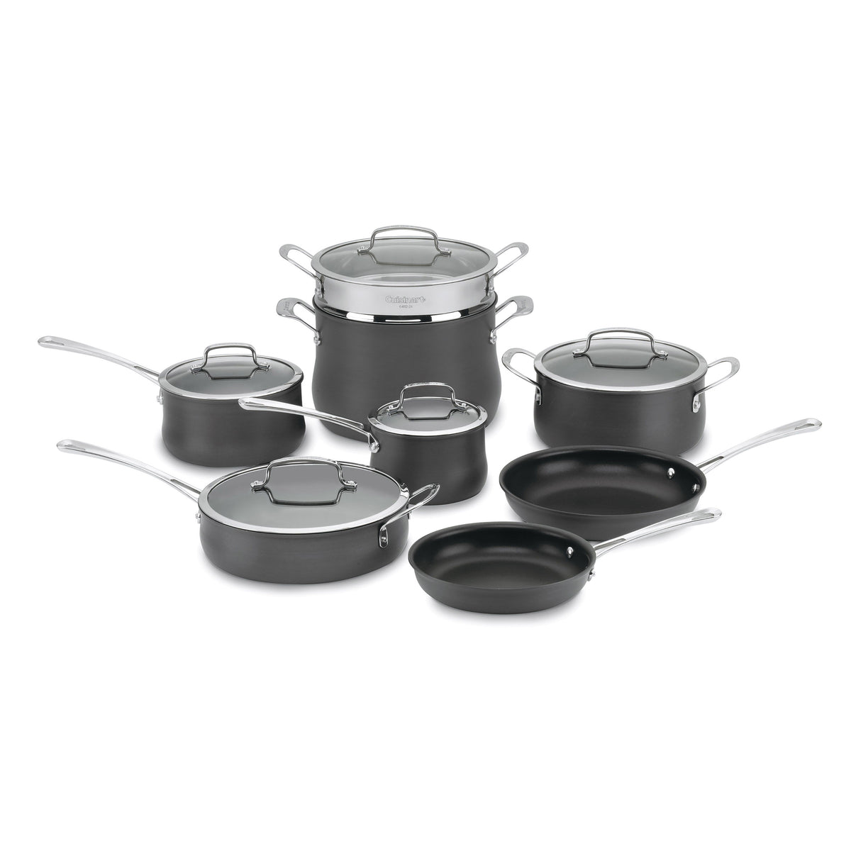 13 Piece Contour Hard Anodized Set | Cuisinart Cookware
