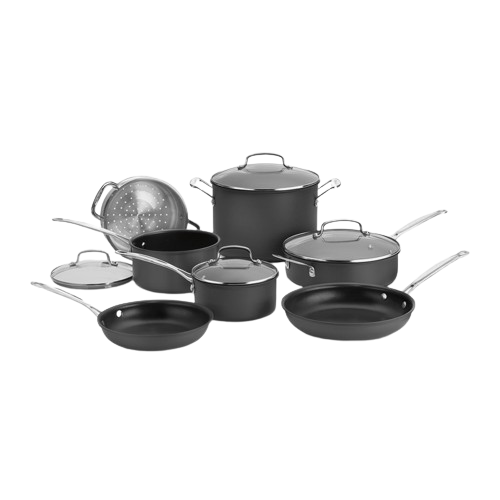 Chef's Classic™ Nonstick Hard Anodized 11 Piece Set | Cuisinart Cookware