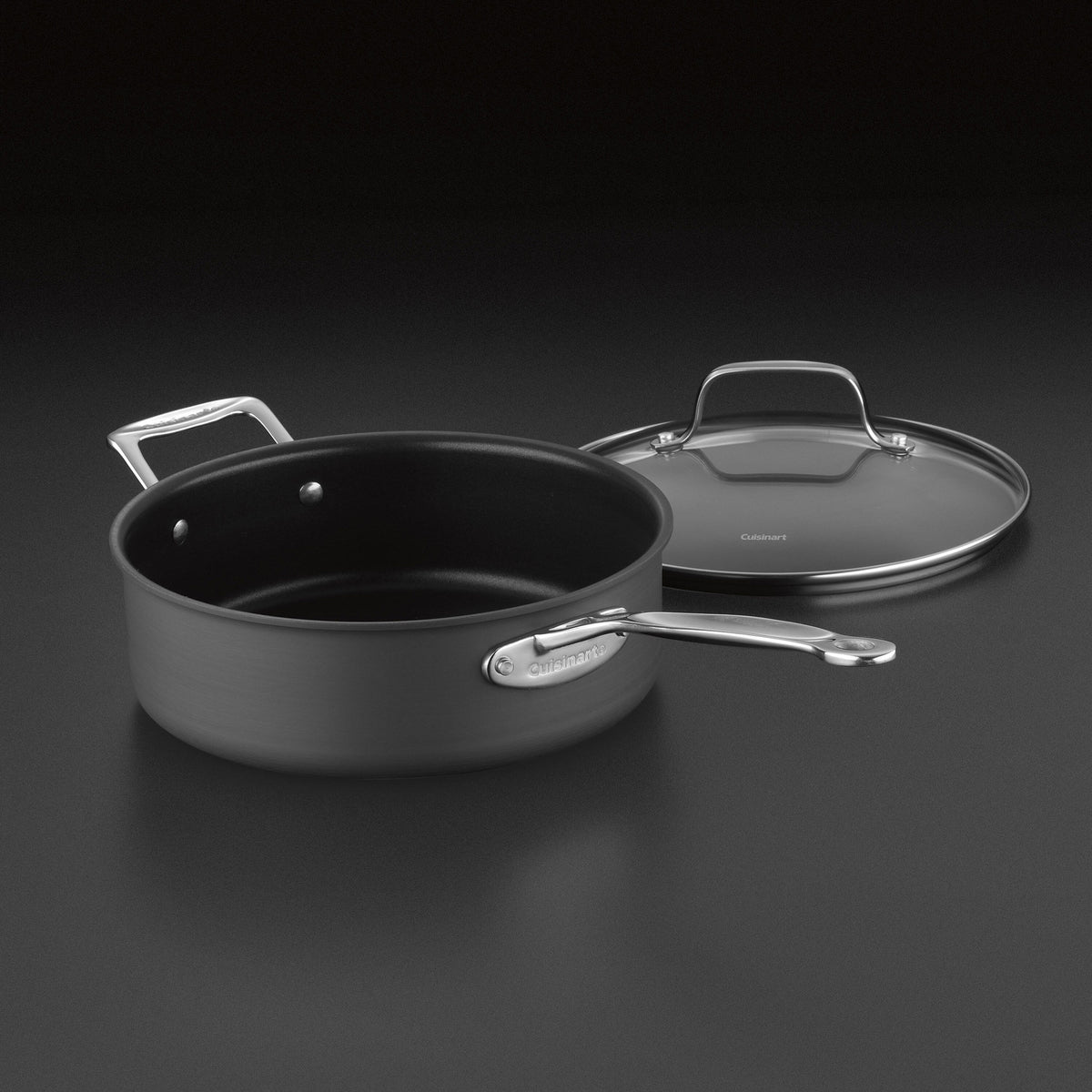Chef's Classic™ Nonstick Hard Anodized 3.5 Quart Sauté Pan | Cuisinart Cookware