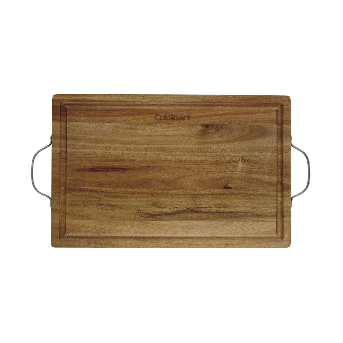 18" Acacia Carving Board with Handles | Cuisinart Cutlery