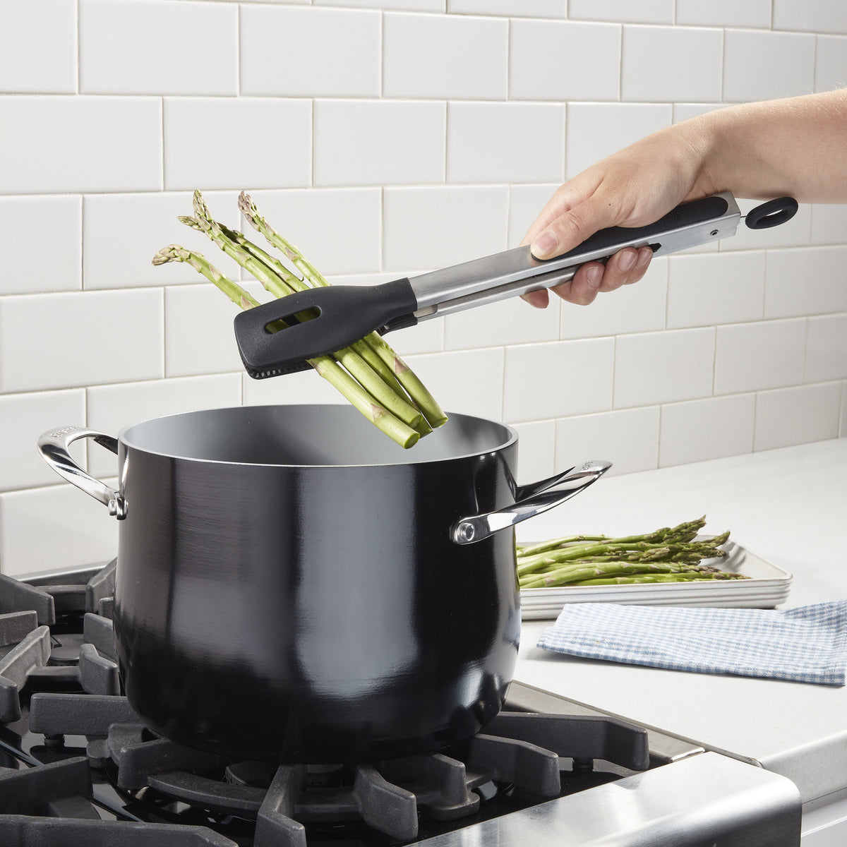 12" Squared Head Silicone Tongs | Cuisinart Tools & Gadgets
