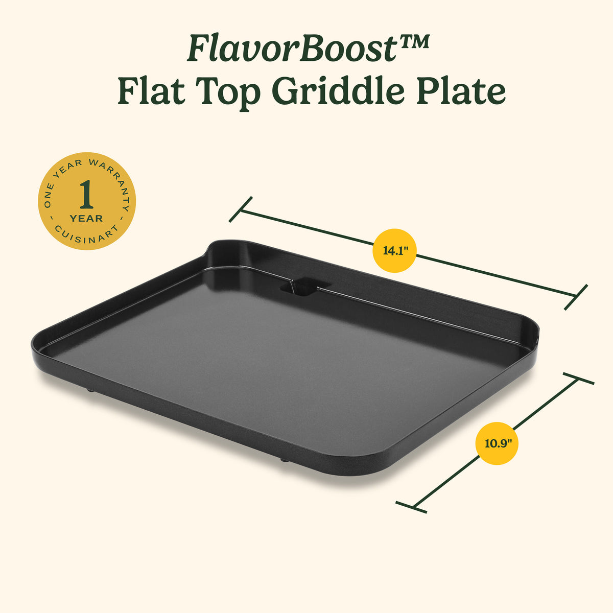 FlavorBoost™ Flat Top Griddle Plate | Cuisinart Outdoors