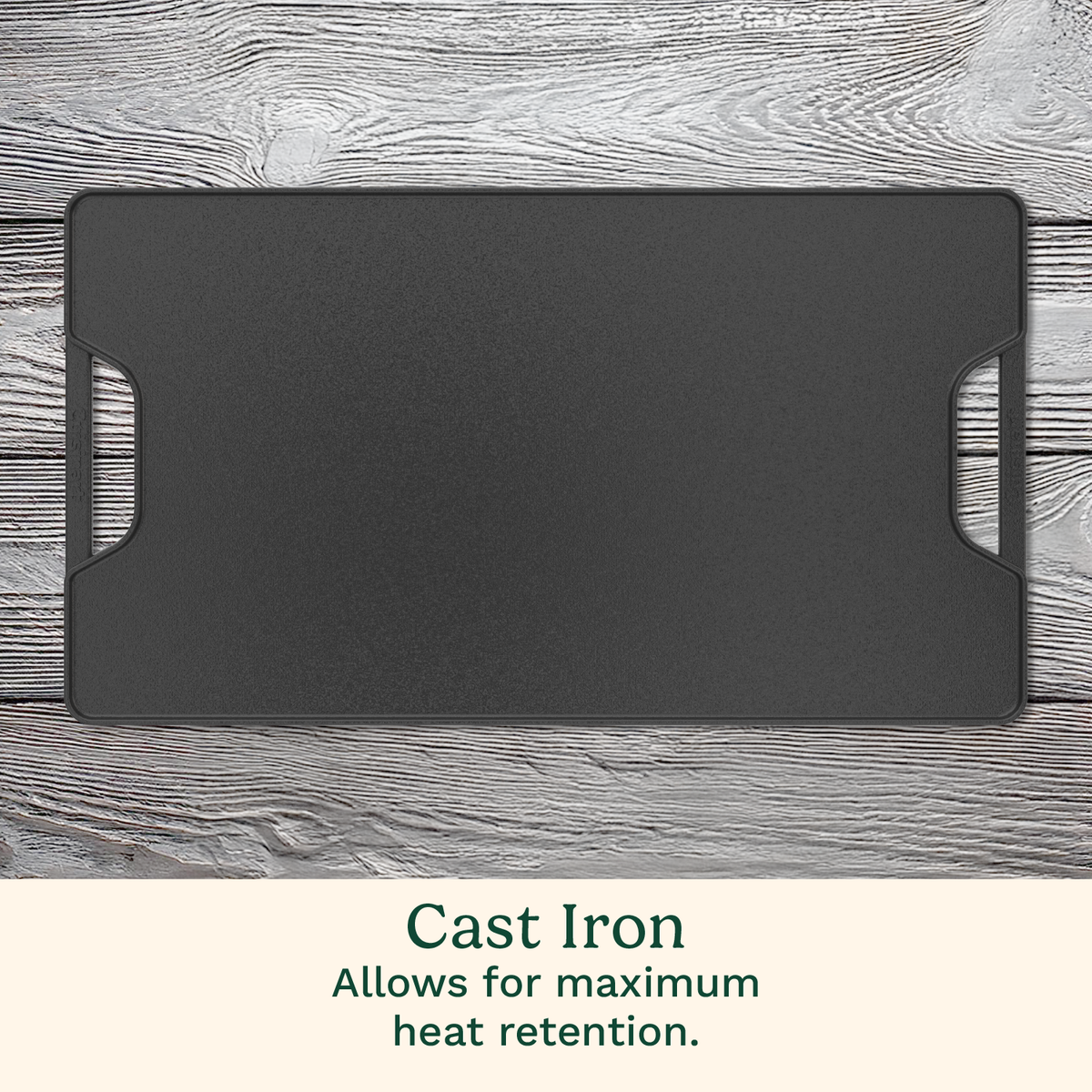 Reversible 2-in-1 Cast Iron Grill/Griddle Plate | Cuisinart Outdoors
