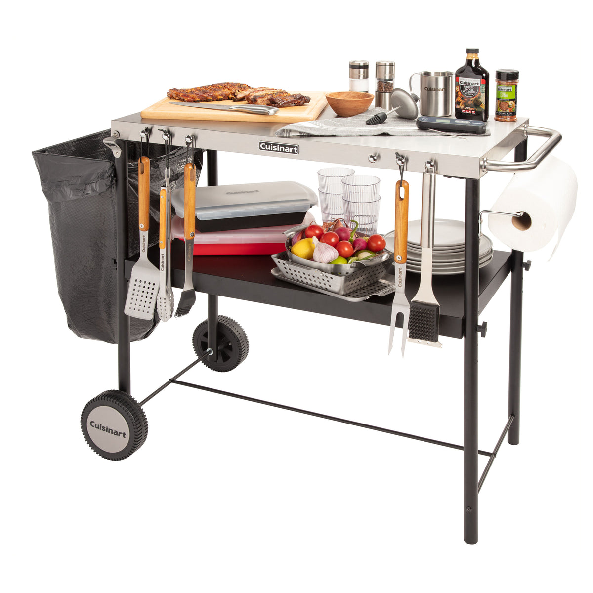 Outdoor BBQ Prep Cart | Cuisinart Outdoors