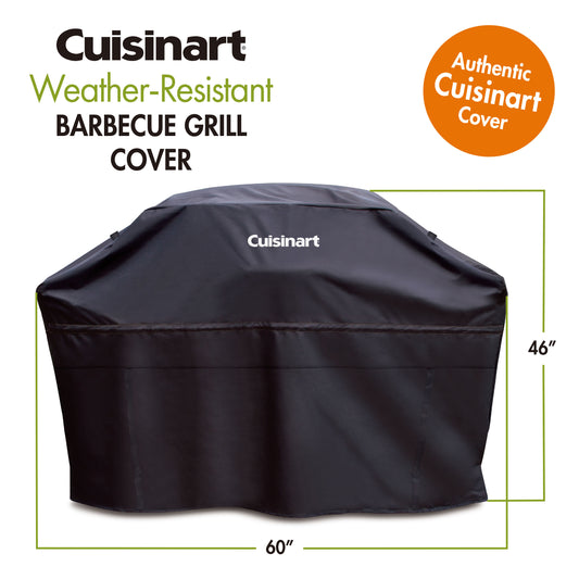 Heavy-Duty 60" Barbecue Grill Cover - Black | Cuisinart Outdoors