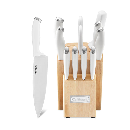 12-Pc ColorPro Knife Block Set (White) | Cuisinart Cutlery