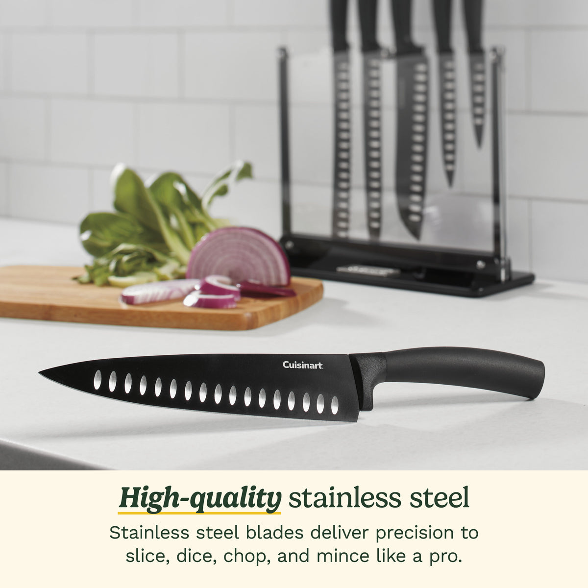 Nonstick Edge 7 Piece Knife Block Set | Cuisinart Cutlery