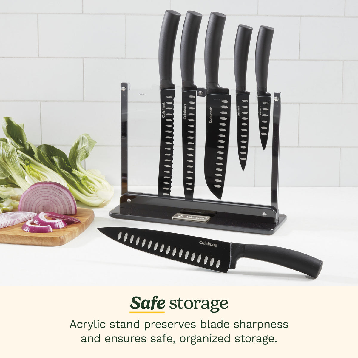 Nonstick Edge 7 Piece Knife Block Set | Cuisinart Cutlery