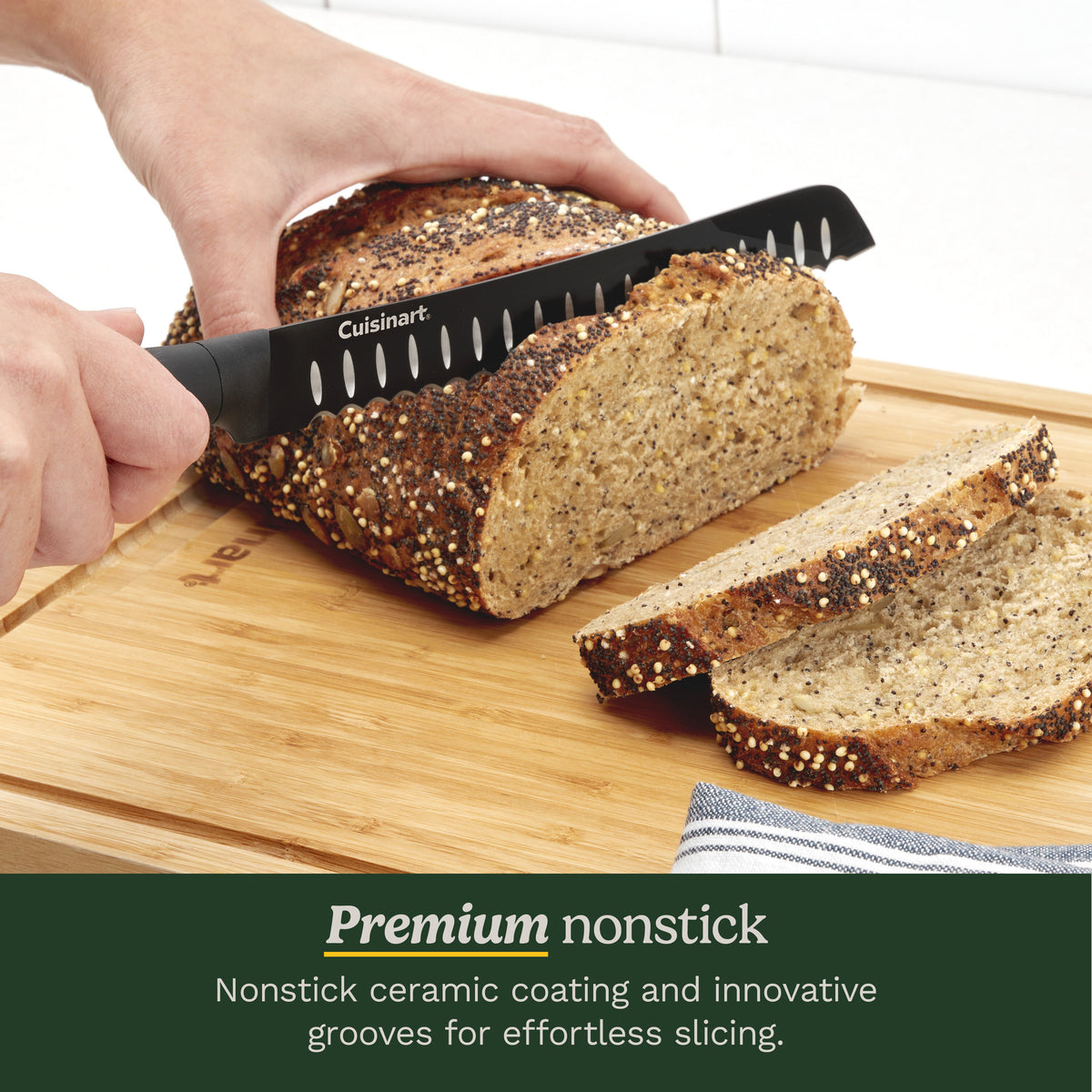 Nonstick Edge 7 Piece Knife Block Set | Cuisinart Cutlery
