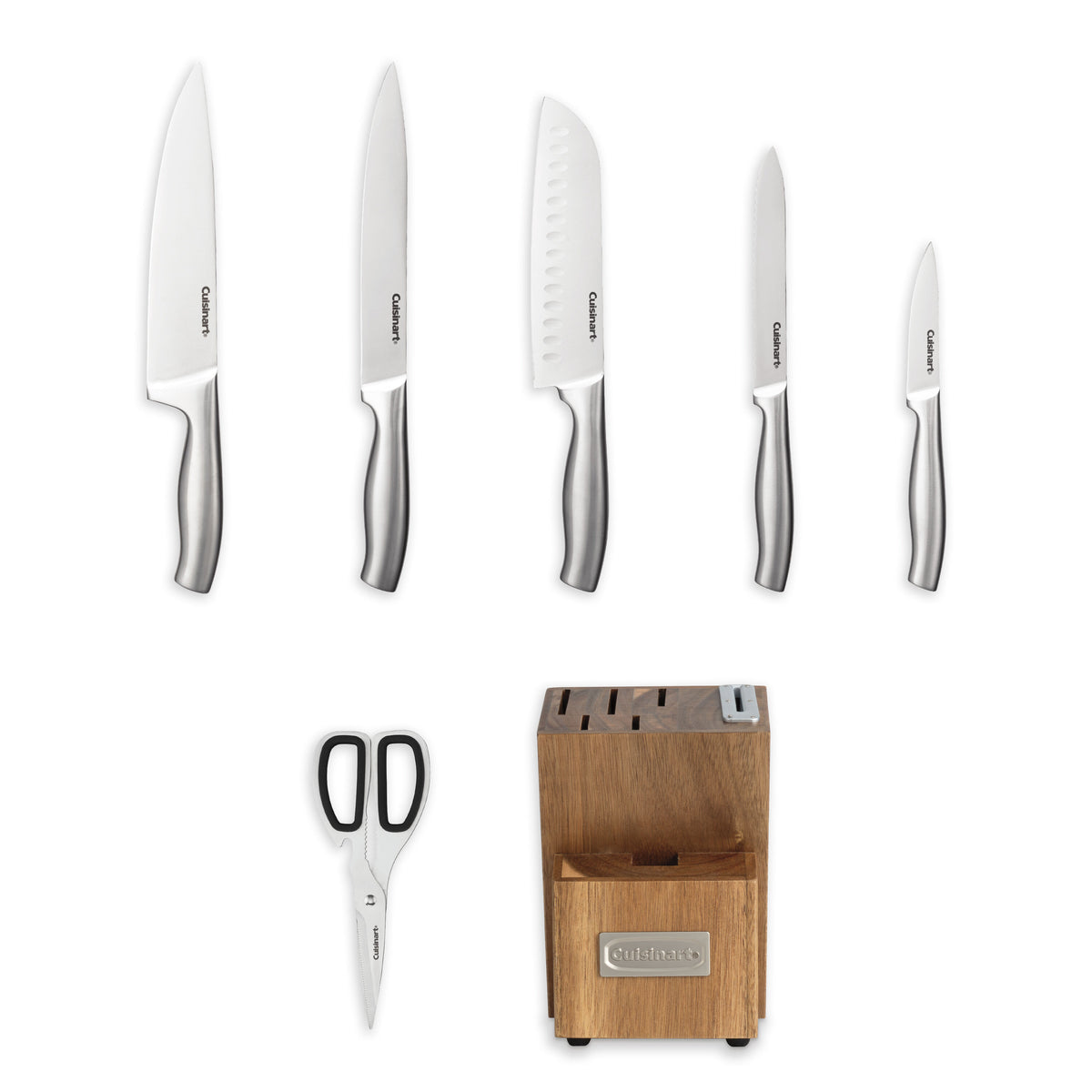 7-Pc Stainless Steel Essentials Knife Block Set | Cuisinart Cutlery