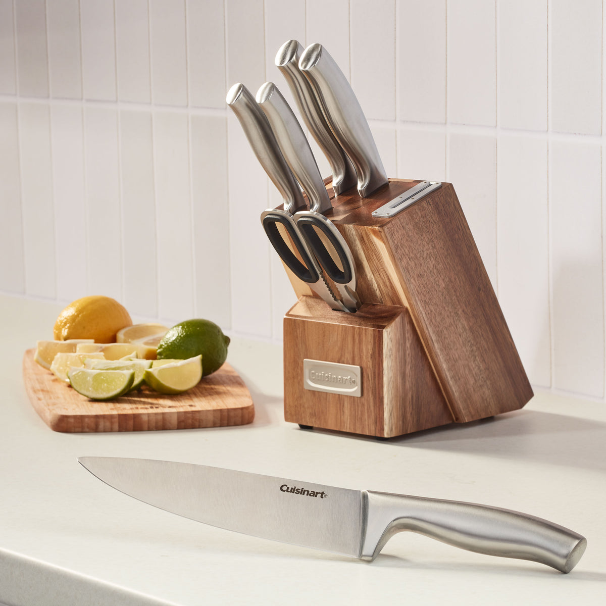 7-Pc Stainless Steel Essentials Knife Block Set | Cuisinart Cutlery