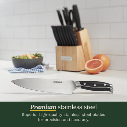 Nitrogen 15pc Cutlery Knife Block Set | Cuisinart Cutlery