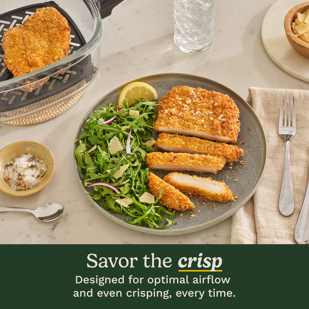 3-Piece Glass Air Fryer Accessory Set | Cuisinart Appliances