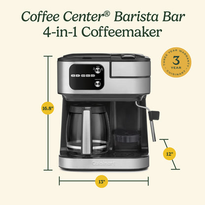 4-in-1 Coffee Center® Barista Bar Coffee Maker (SS-4N1NAS) | Cuisinart Appliances