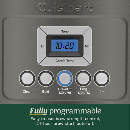 14-Cup Programmable Coffeemaker (Black) | Cuisinart Appliances