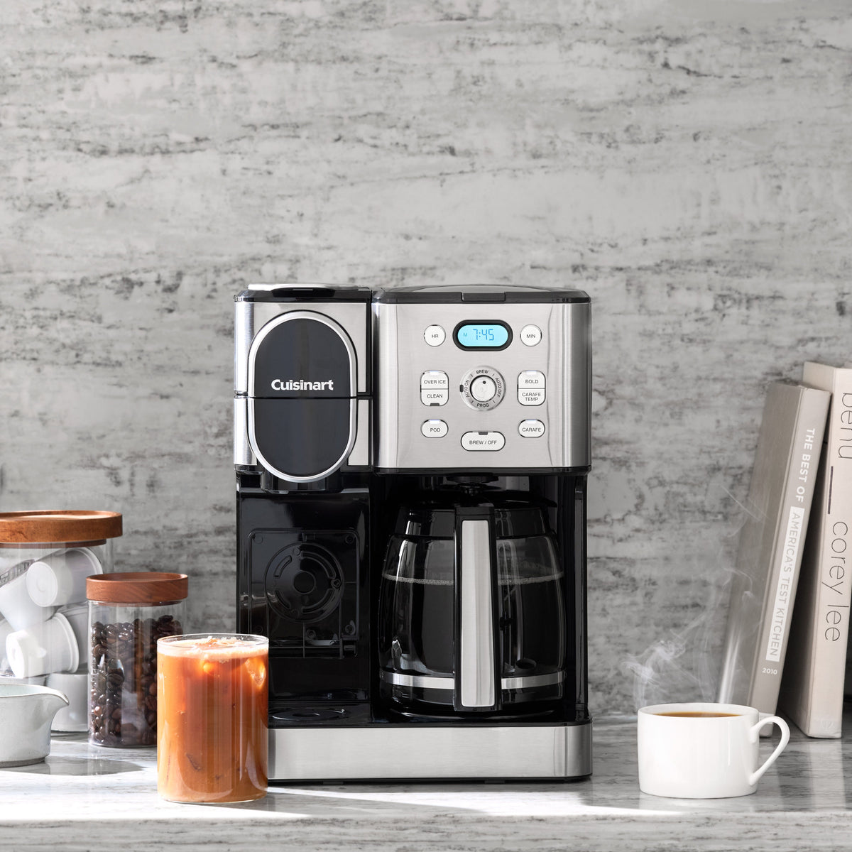 2-in-1 Coffee Maker: Single-Serve, Drip, Hot/Iced | Cuisinart Appliances