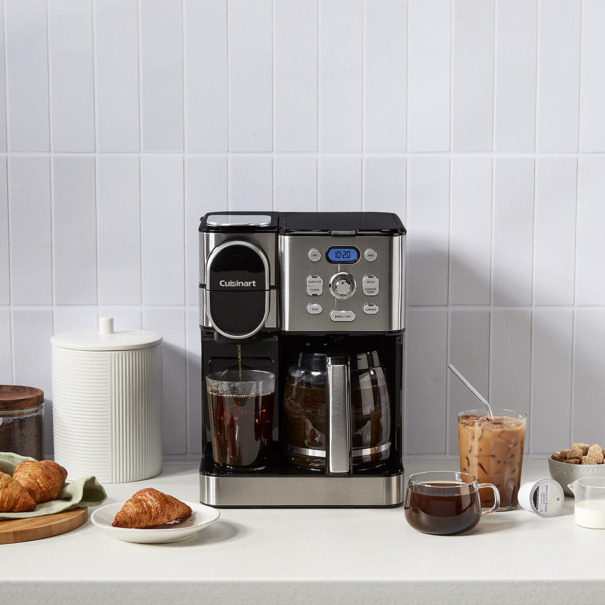 2-in-1 Coffee Maker: Single-Serve, Drip, Hot/Iced | Cuisinart Appliances