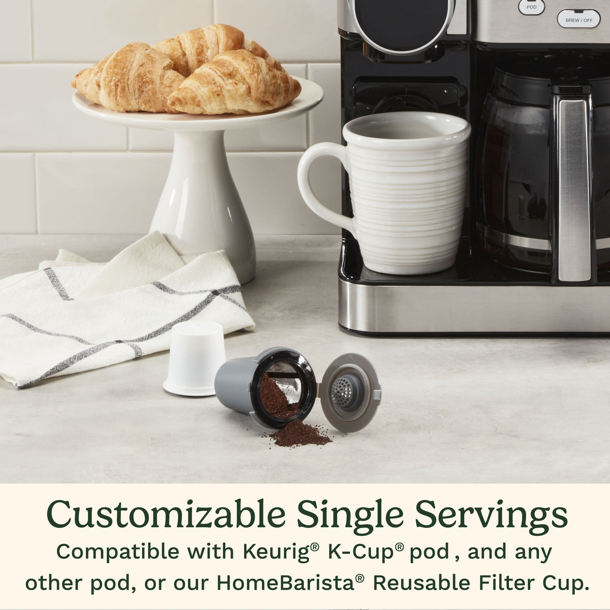 2-in-1 Coffee Maker: Single-Serve, Drip, Hot/Iced | Cuisinart Appliances