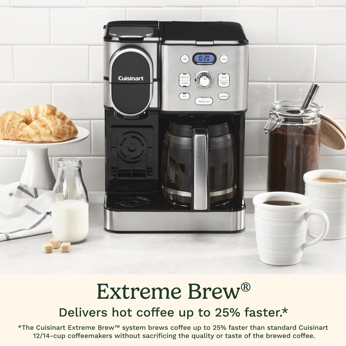 2-in-1 Coffee Maker: Single-Serve, Drip, Hot/Iced | Cuisinart Appliances