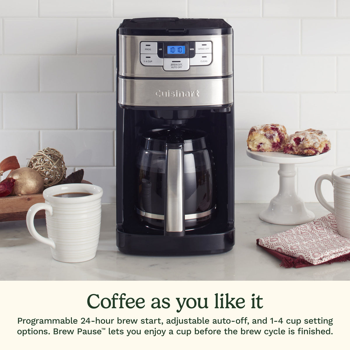Automatic Grind & Brew 12 Cup Coffee Maker | Cuisinart Appliances