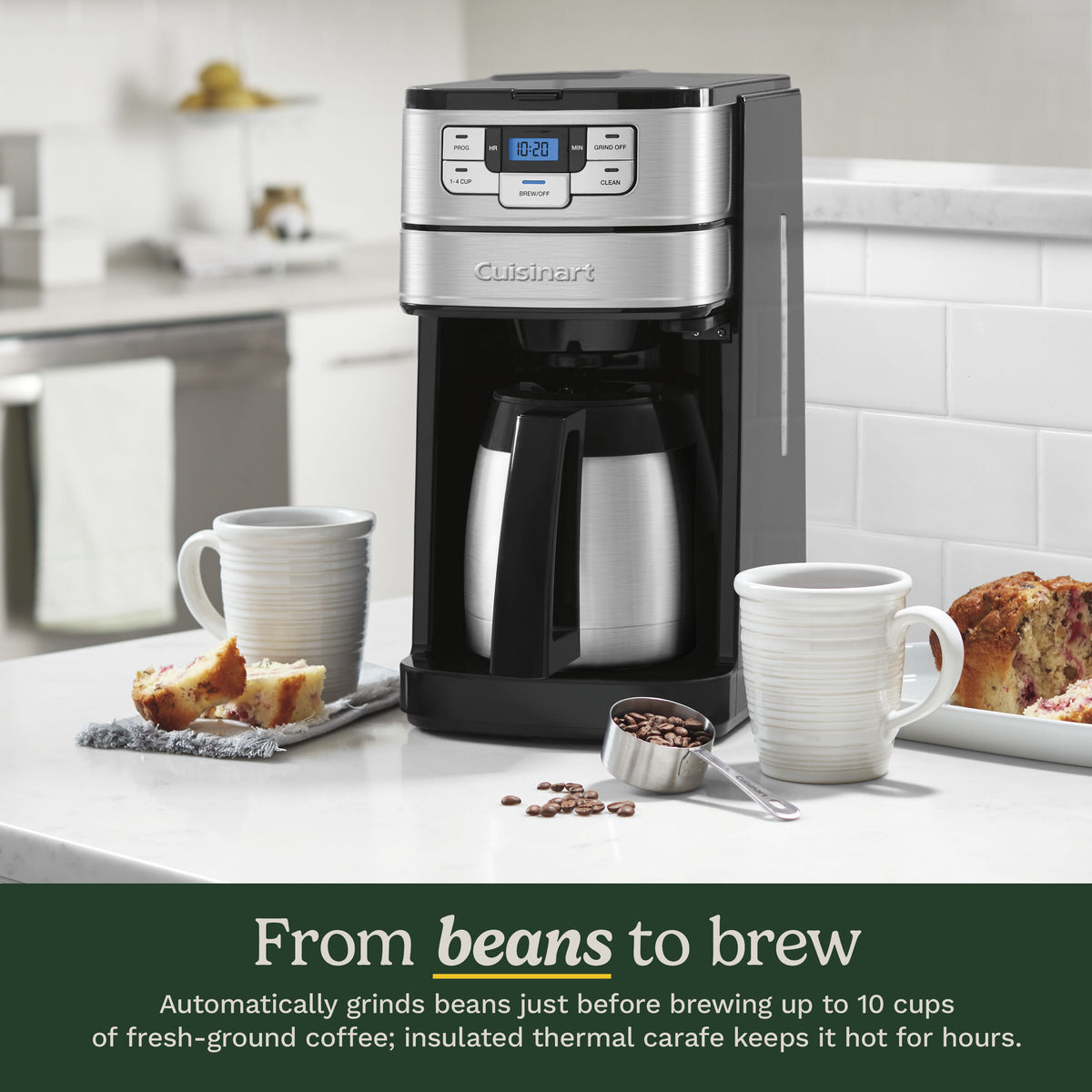 Automatic Grind & Brew 10-Cup Thermal Coffee Maker | Cuisinart Appliances
