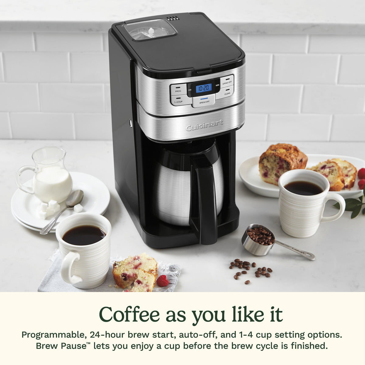 Automatic Grind & Brew 10-Cup Thermal Coffee Maker | Cuisinart Appliances