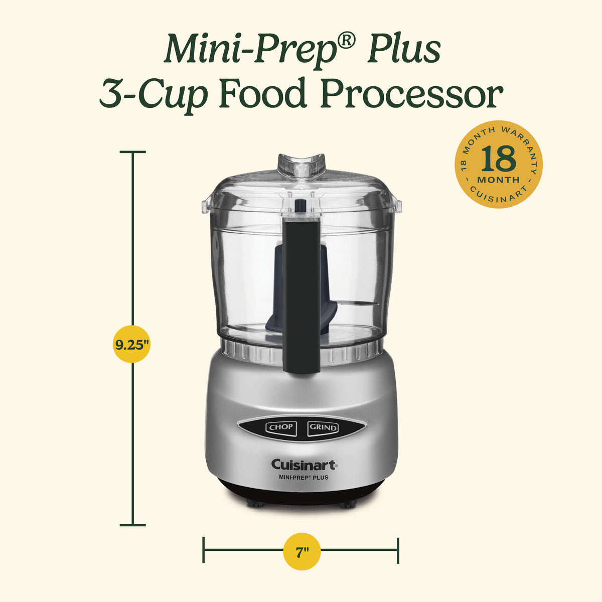 Mini Prep Plus Food Processor (3-Cup) | Cuisinart Appliances