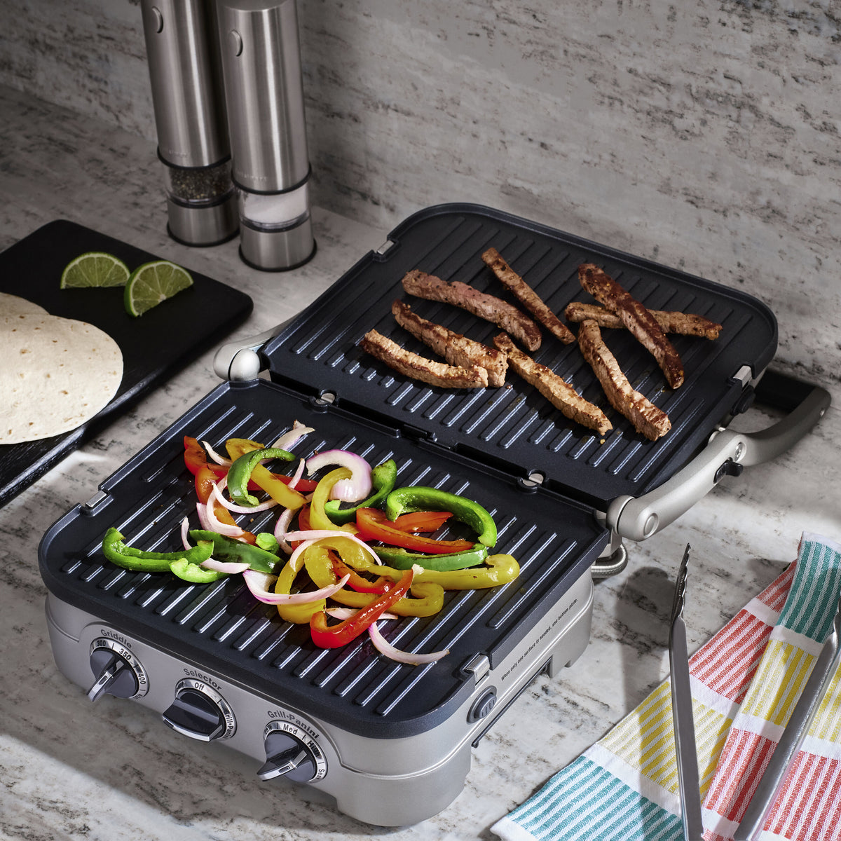 Griddler® Indoor Grill w/ Griddle & Panini Press | Cuisinart Appliances