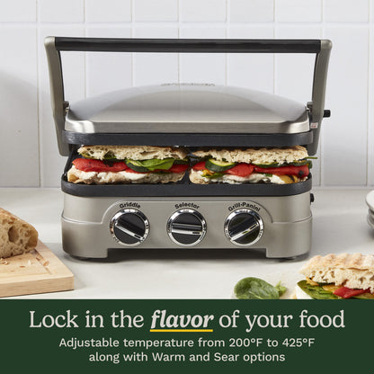 Griddler® Indoor Grill w/ Griddle & Panini Press | Cuisinart Appliances