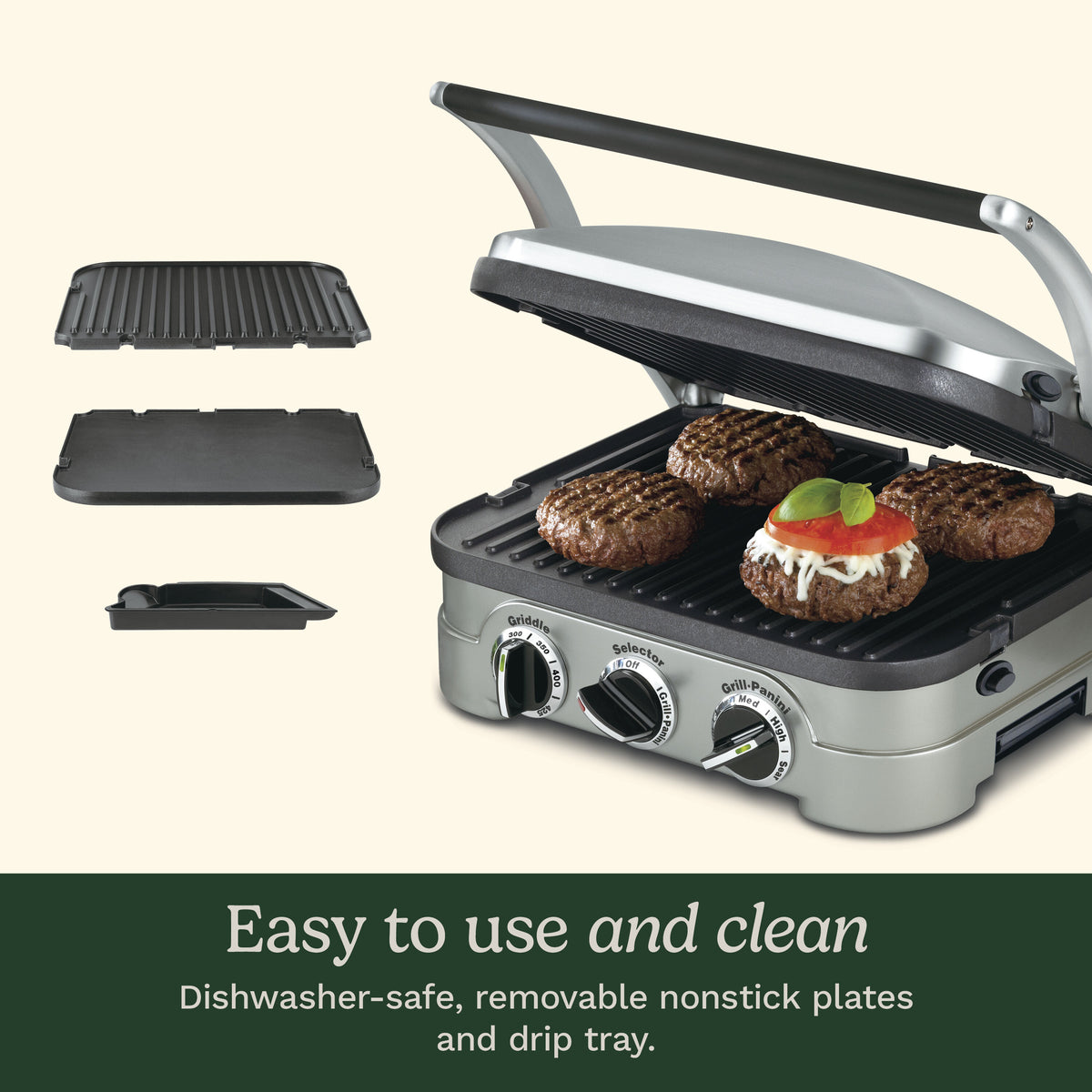 Griddler® Indoor Grill w/ Griddle & Panini Press | Cuisinart Appliances