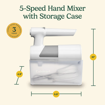 5 Speed Hand Mixer with Storage Case | Cuisinart Appliances