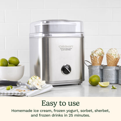 Pure Indulgence Frozen Yogurt-Sorbet & Ice Cream Maker | Cuisinart Appliances