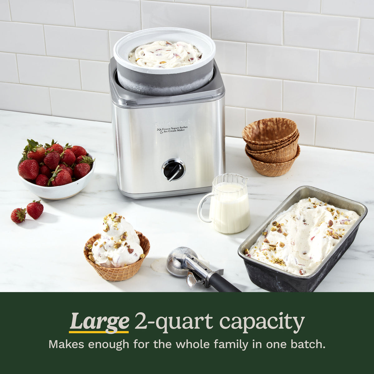 Pure Indulgence Frozen Yogurt-Sorbet & Ice Cream Maker | Cuisinart Appliances