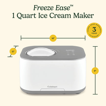 Freeze Ease 1qt Ice Cream Maker | Cuisinart Appliances