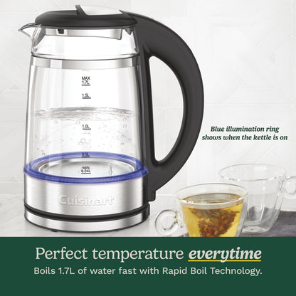 ClearTemp 1.7L Glass Kettle | Cuisinart Appliances