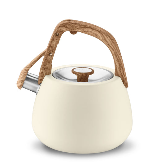 2 Qt. Cream Stainless Steel Tea Kettle | Cuisinart Appliances