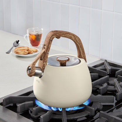 2 Qt. Cream Stainless Steel Tea Kettle | Cuisinart Appliances