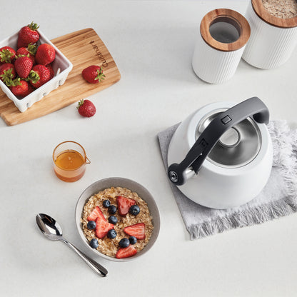 2 Qt. Matte White Stainless Steel Tea Kettle | Cuisinart Appliances