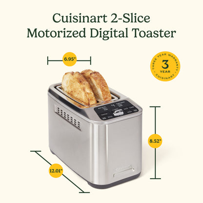 2-Slice Motorized Digital Toaster | Cuisinart Appliances