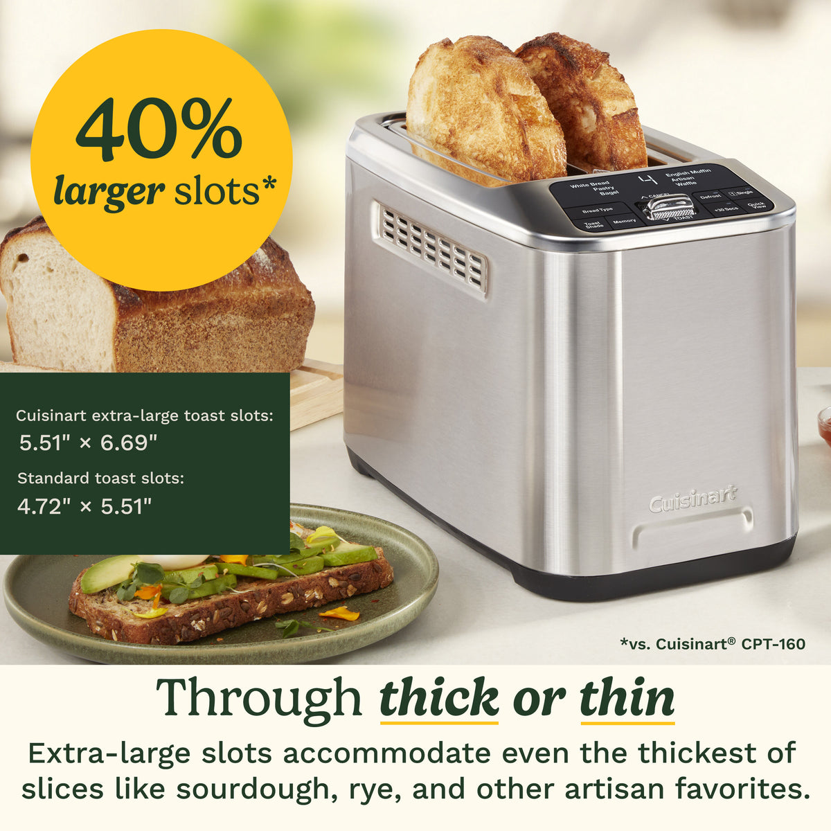 2-Slice Motorized Digital Toaster | Cuisinart Appliances