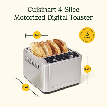 4-Slice Motorized Digital Toaster | Cuisinart Appliances